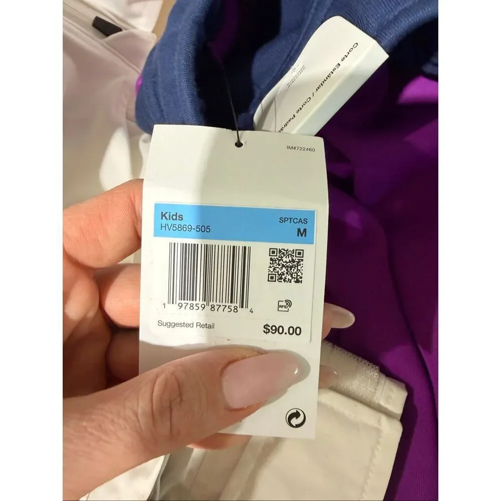 Nike Big Kids Sportswear Tech Fleece Joggers Purple/Navy Youth Medium